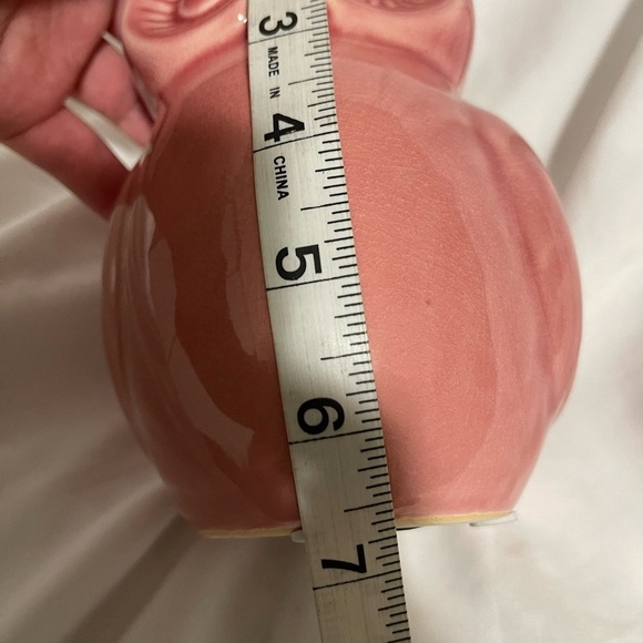 Rose pink owl decor or to put money - Picture 4 of 5